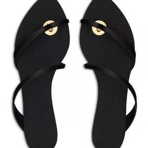Saint Laurent Black Minimalist Sandals